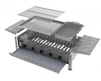 ChattenGlut Basic Gasbräter 5-flammig