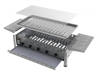 ChattenGlut Basic Gasbräter 5-flammig