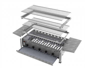 ChattenGlut Basic Gasbräter 5-flammig