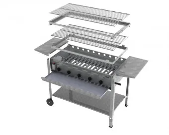ChattenGlut Basic Gasbräter 5-flammig
