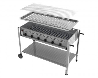 ChattenGlut Basic Gasbräter 6-flammig