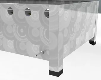 Umkonstruktion von Standardgasanschluss an neu Position