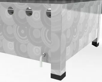 Umkonstruktion von Standardgasanschluss an neu Position