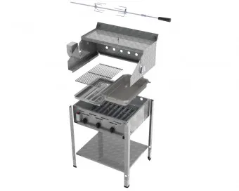 ChattenGlut Basic Gasbräter 3-flammig