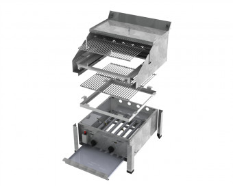 ChattenGlut Basic Gasbräter 2-flammig