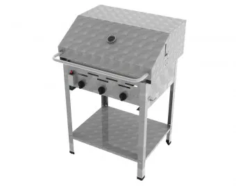 ChattenGlut Basic Gasbräter 3-flammig