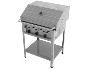 ChattenGlut Basic Gasbräter 3-flammig
