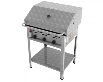 ChattenGlut Basic Gasbräter 3-flammig