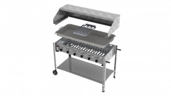 ChattenGlut Basic Gasbräter 6-flammig