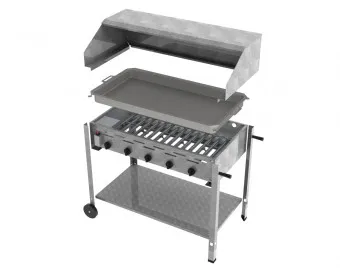 ChattenGlut Basic Gasbräter 5-flammig