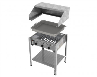 ChattenGlut Basic Gasbräter 3-flammig