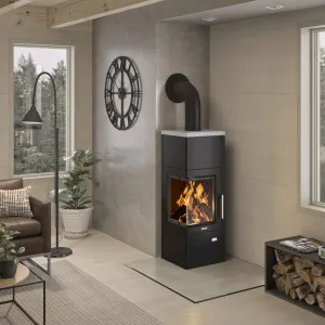 Eck-Kaminofen Diego W+