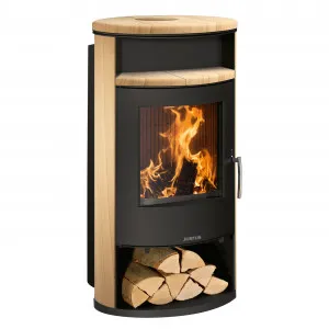 Wasserführender Kaminofen Island Aqua