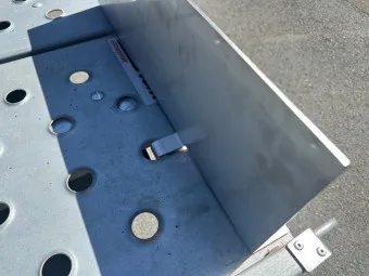 Edelstahl Halter für Heckmarkierung nach ECE 70